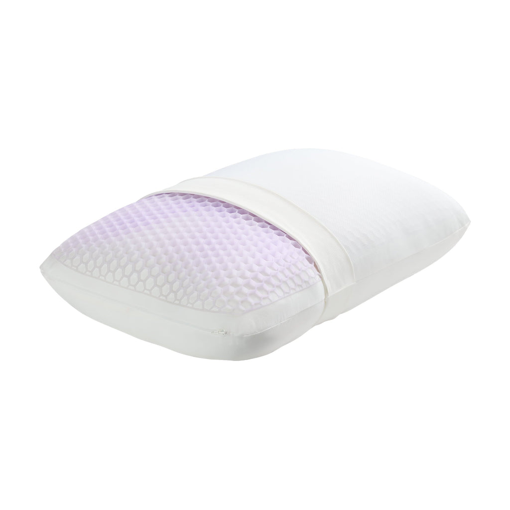 GridCloud Pillow, Honeycomb Gelflex Top Layer, Hypoallergenic, Down - Alternative