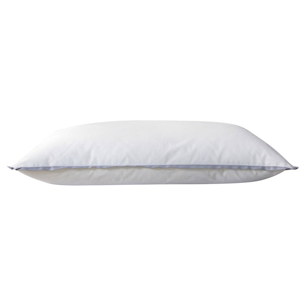 Extra Flat Soft Thin Pillows Queen Size, Bed Pillow with Full Cotton Filling for Side Back Stomach Sleepers, 20x30 In...