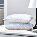Shredded Memory Foam Pillows Standard Size Set of 2, Regulating Reversible Cooling Pillow Bed Pillow for Bed, Adjusta...