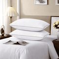 Down Feather Pillows for Bed 20 x 30 Inches Queen Size Set of 2, Medium Firm Luxury Cooling Hotel Collection Feather ...
