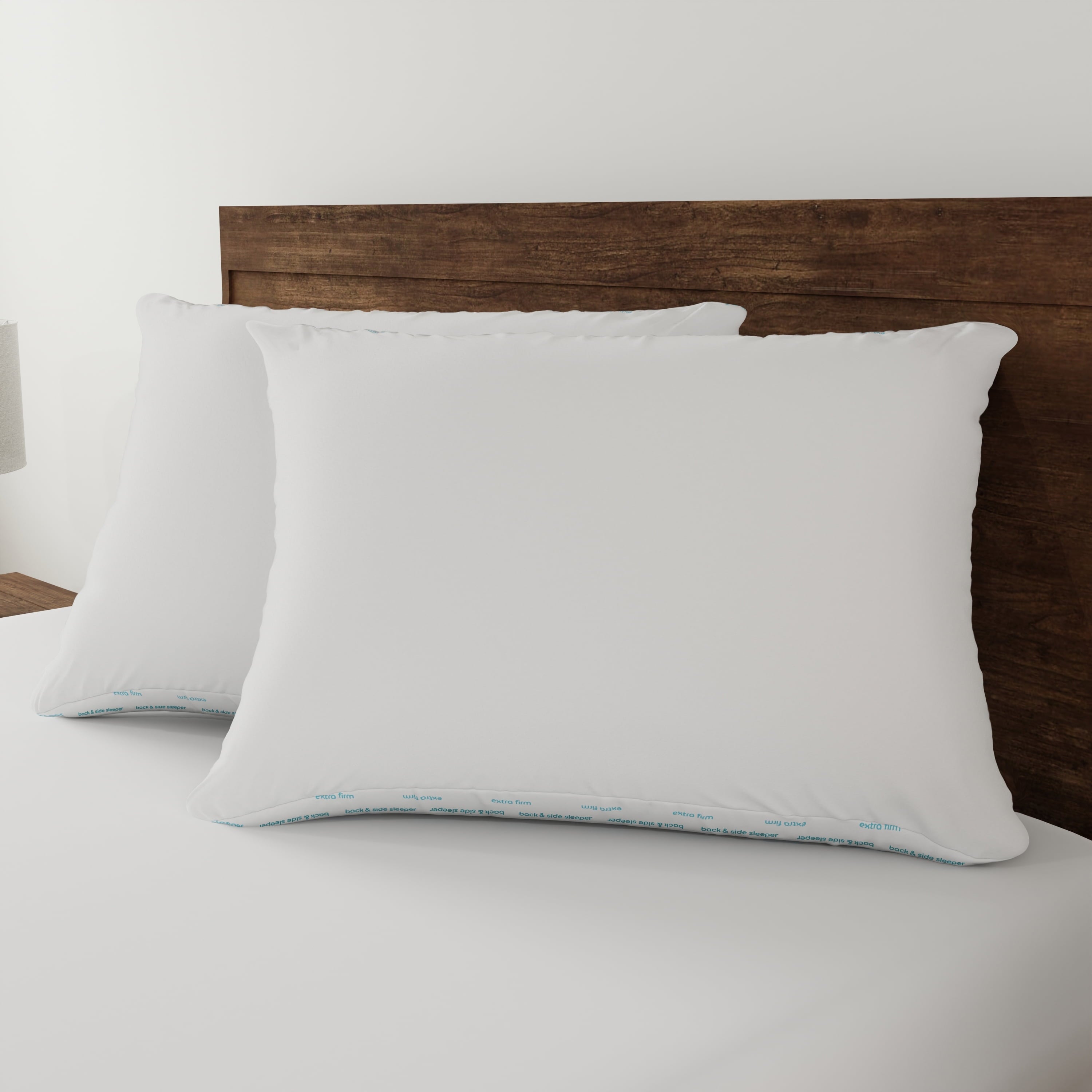 (2 pack) Back & Side Sleeper Bed Pillow, Standard/Queen - Extra Firm Support (4 Pack)