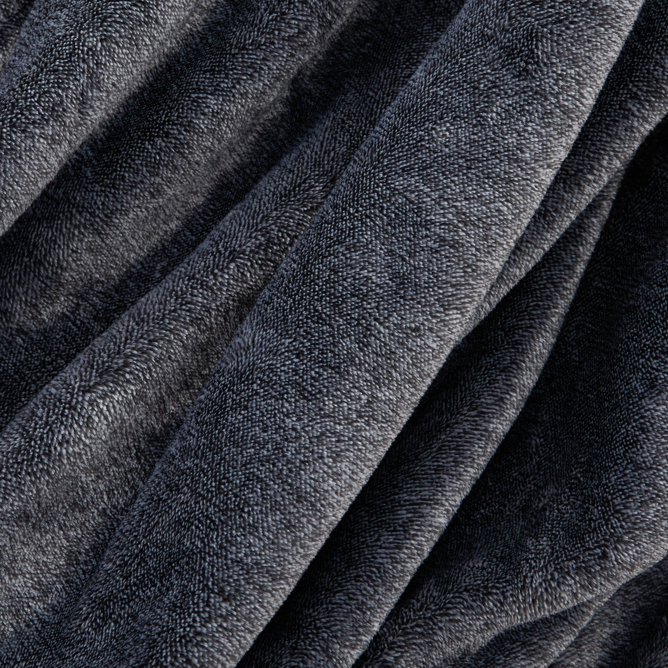 Plush Heathered Soft Oversized Throw Blanket, Gray