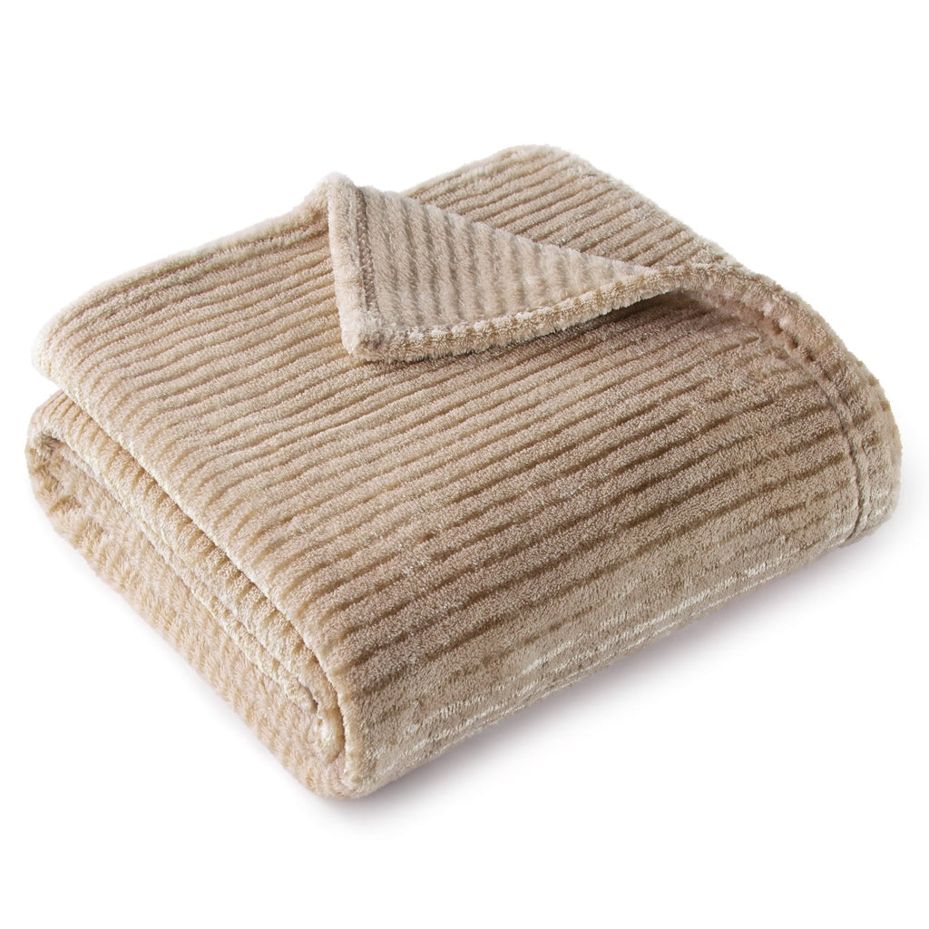 Soft Throw Blanket, 50"x60", Camel