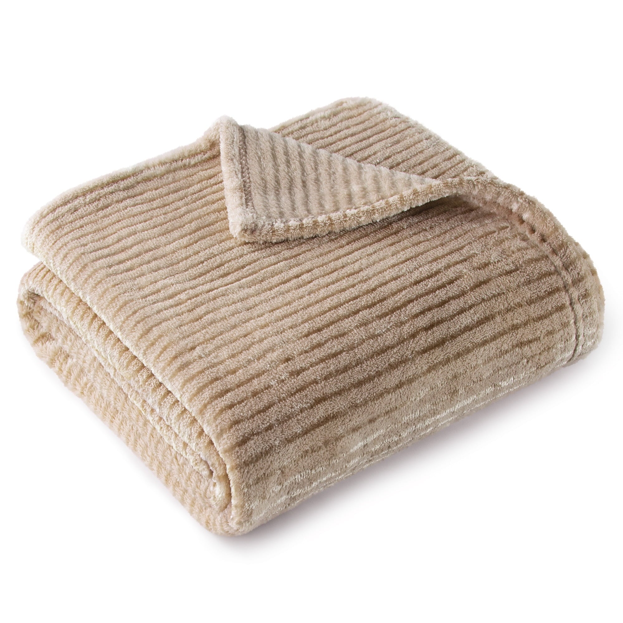 Soft Throw Blanket, 50"x60", Camel