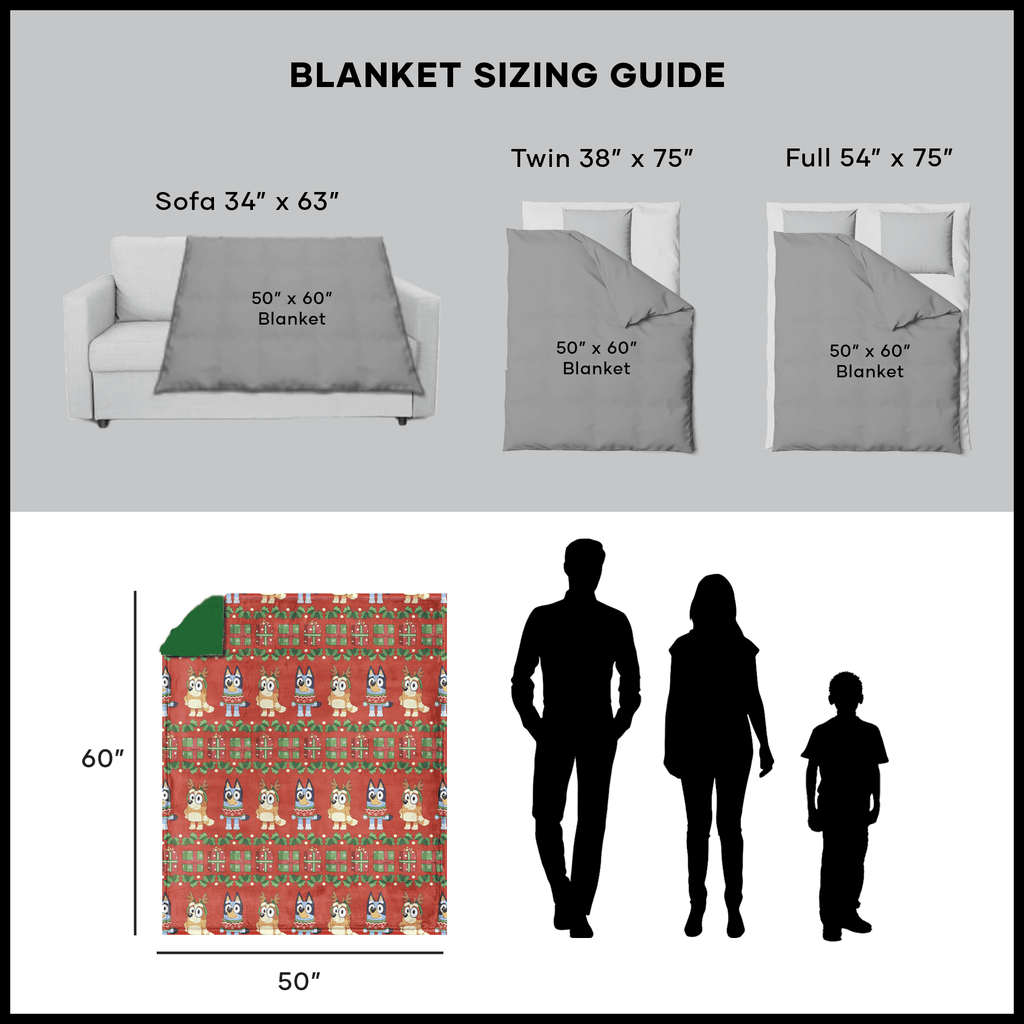 Holidays are Nice Silk Touch Throw Blanket with Sherpa Reverse 50 x 60 inches