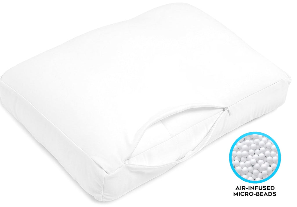 Microbead Cloud Pillow Bed, X-Large, White