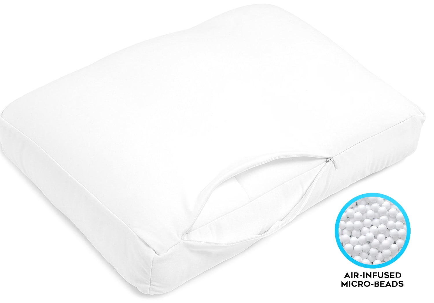 Microbead Cloud Pillow Bed, X-Large, White