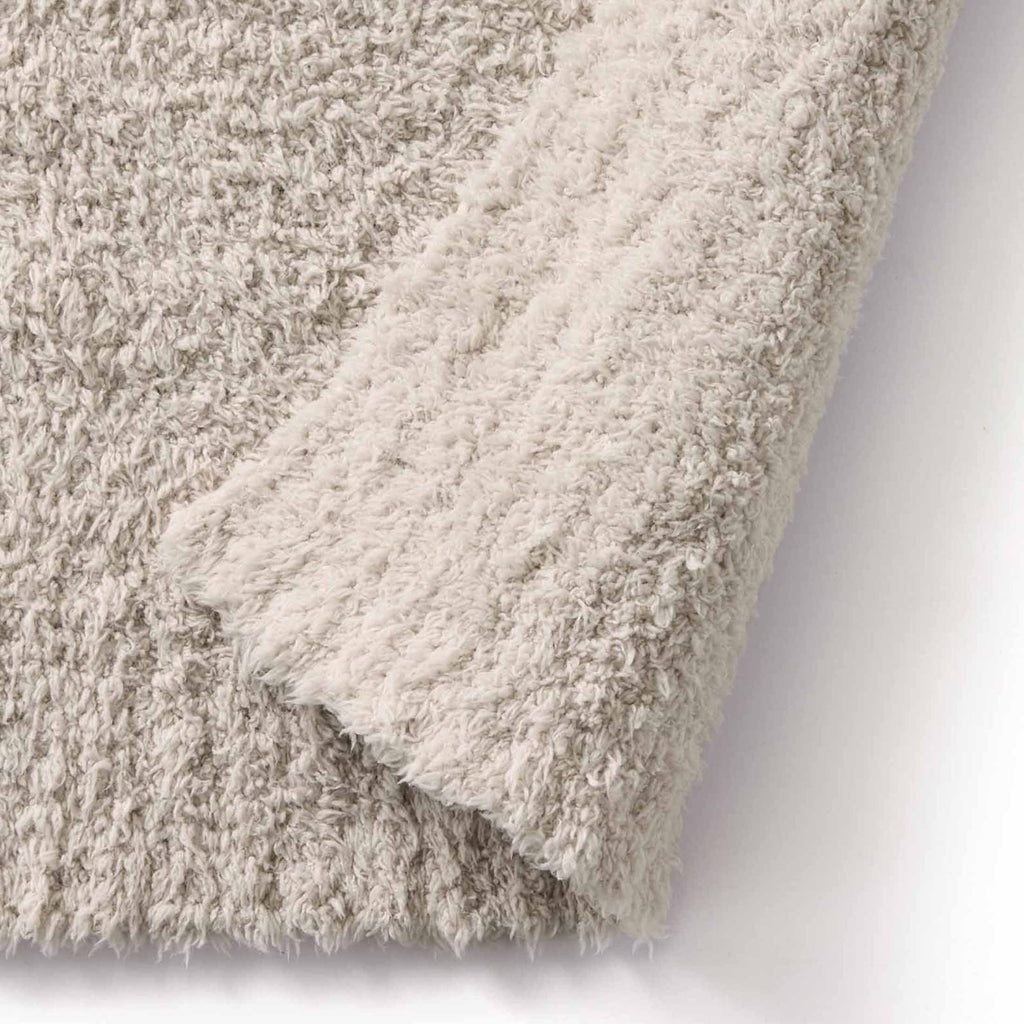 Beige Cozy Knit Throw, 50" x 72"