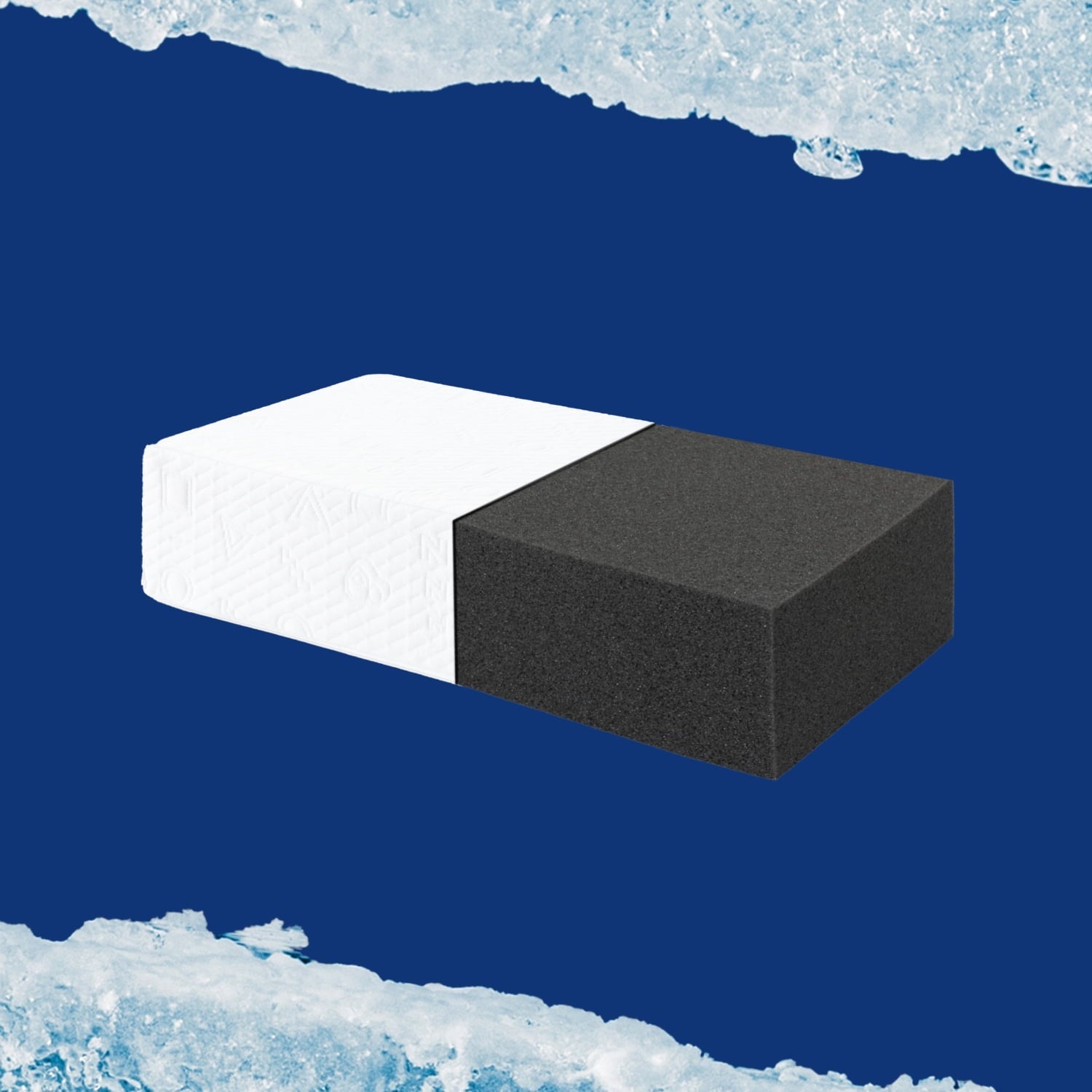(2 pack) Ice Cube Cooling Memory Foam Bed Pillow (1 Count)