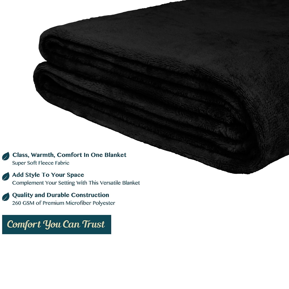 Fleece Blanket Throw | Super Soft, Plush, Luxury Flannel Throw | Lightweight Microfiber Blanket for Sofa Couch Bed 50...