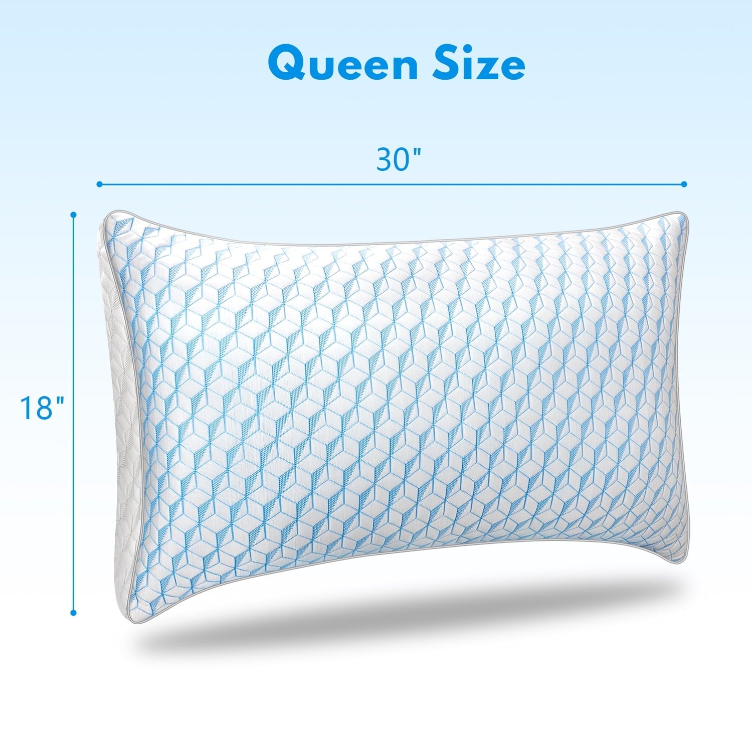 Bed Pillows, Pillows for Bed Queen Size 2 Pack, Premium Down Alternative Luxury Hotel Pillows Set of 2, Cooling Pillo...