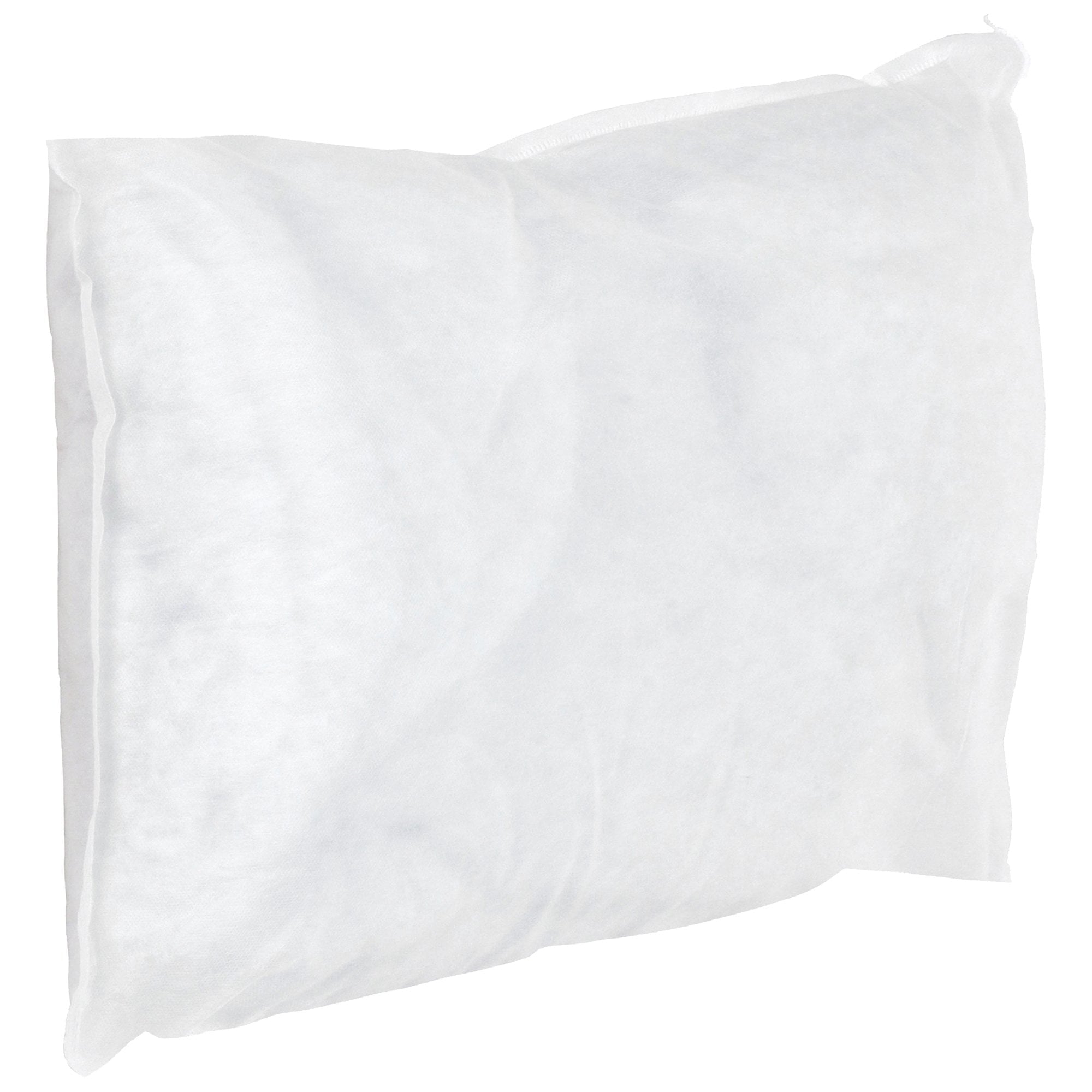 Bed Pillow, 12 x 17 Inch, White, Disposable, 2 Count