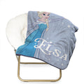 Winter Frost Adventures Kids Blue & Purple Coral Fleece Throw Blanket, 46" x 60"