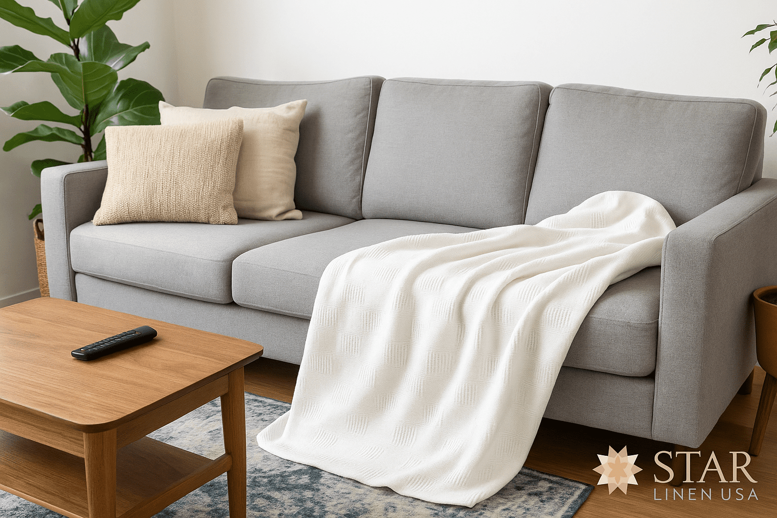 Hospital Thermal Blanket Throw Snag Free | 100% Cotton | Twin 66"x90" | White (1)