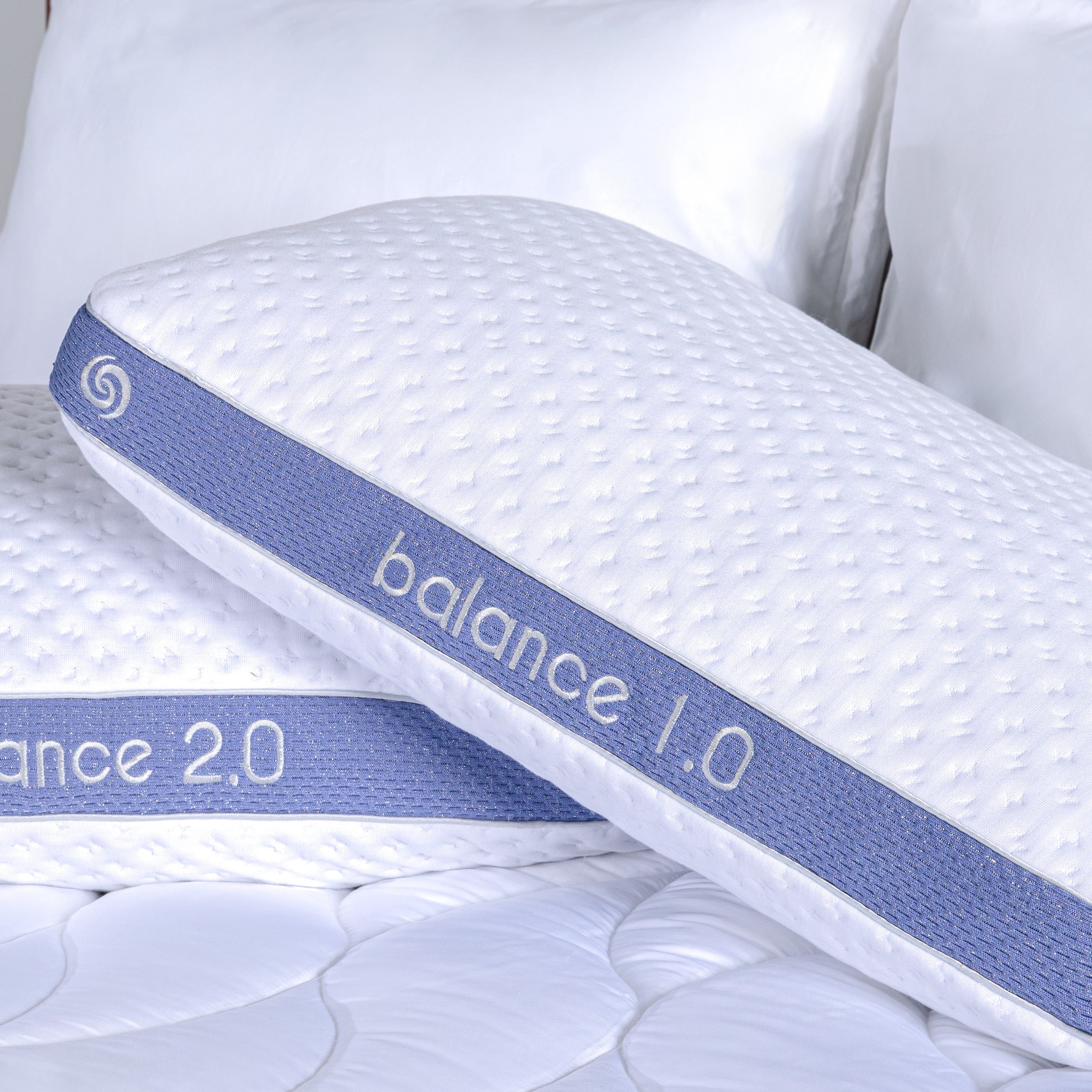 Performance Pillow – 2.0 - Moisture Wicking Bed Pillow for All Sleep Positions - Medium Firmness Bed Pillow -...