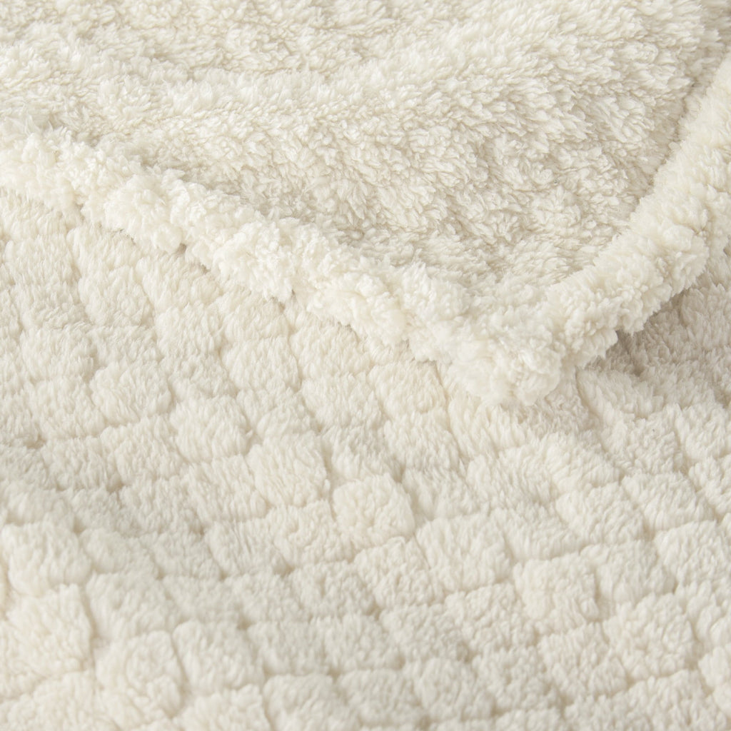 Fleece Throw Blanket for Couch, Super Soft Jacquard Bed Blanket, Lightweight Fuzzy Warm for All Seasons, 50x60 Inches...