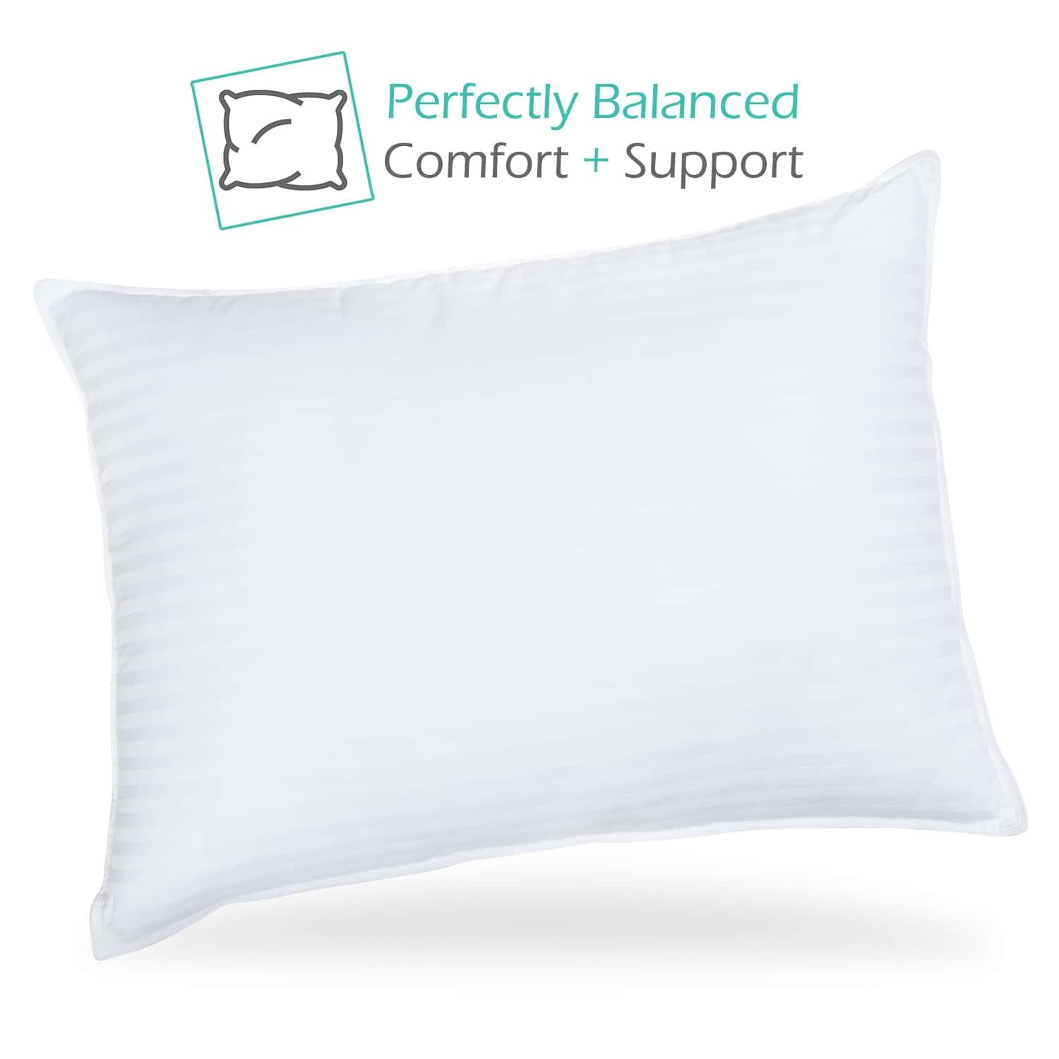 Down Alternative Pillow, Stanard/Queen Pillows for Bed, Soft Supportive Hotel Quality Pillows