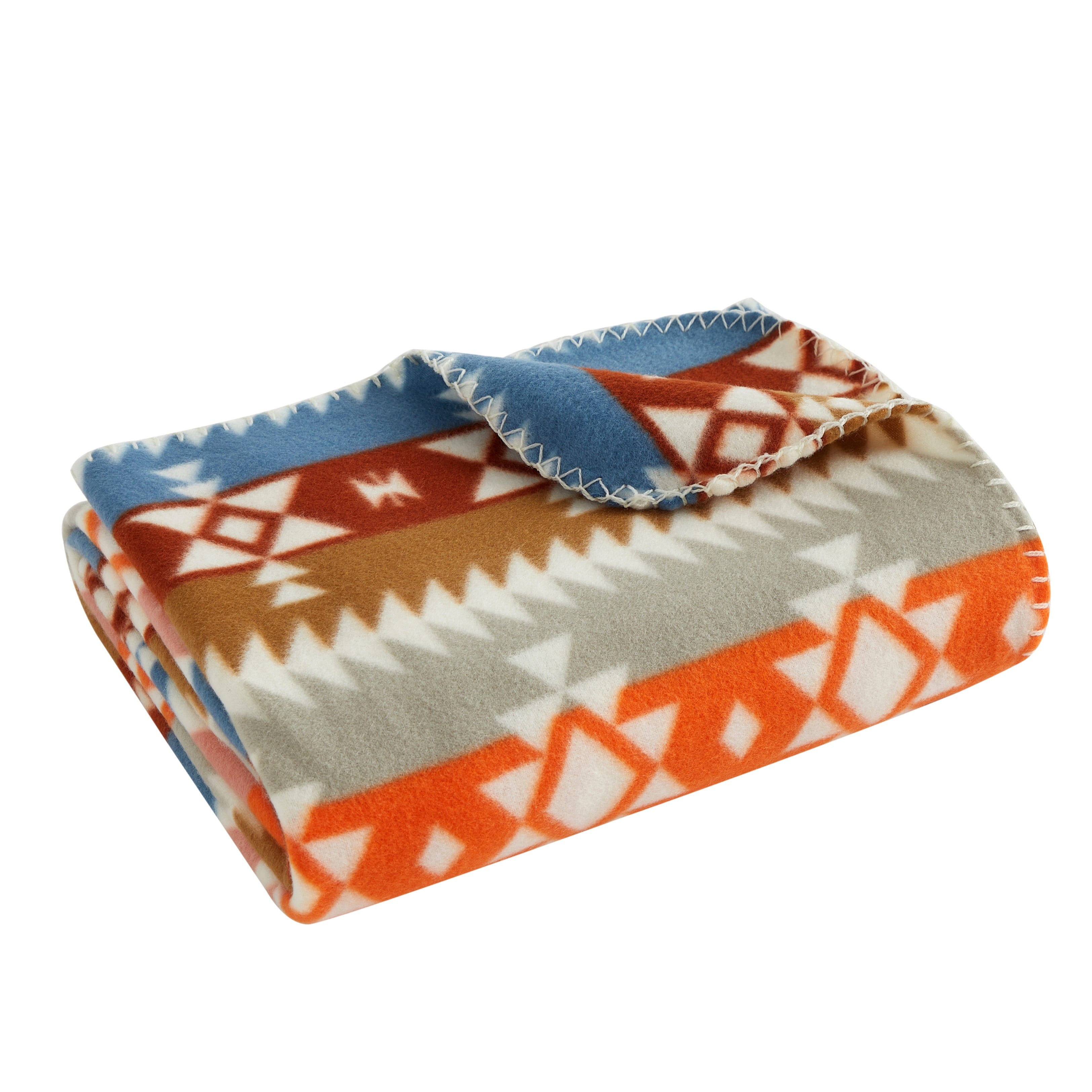 Stripe Fleece Throw
