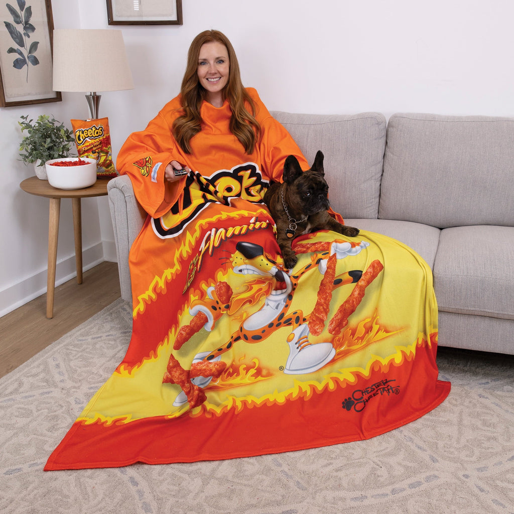 Cheetos Flaming Hot Wearable Blanket
