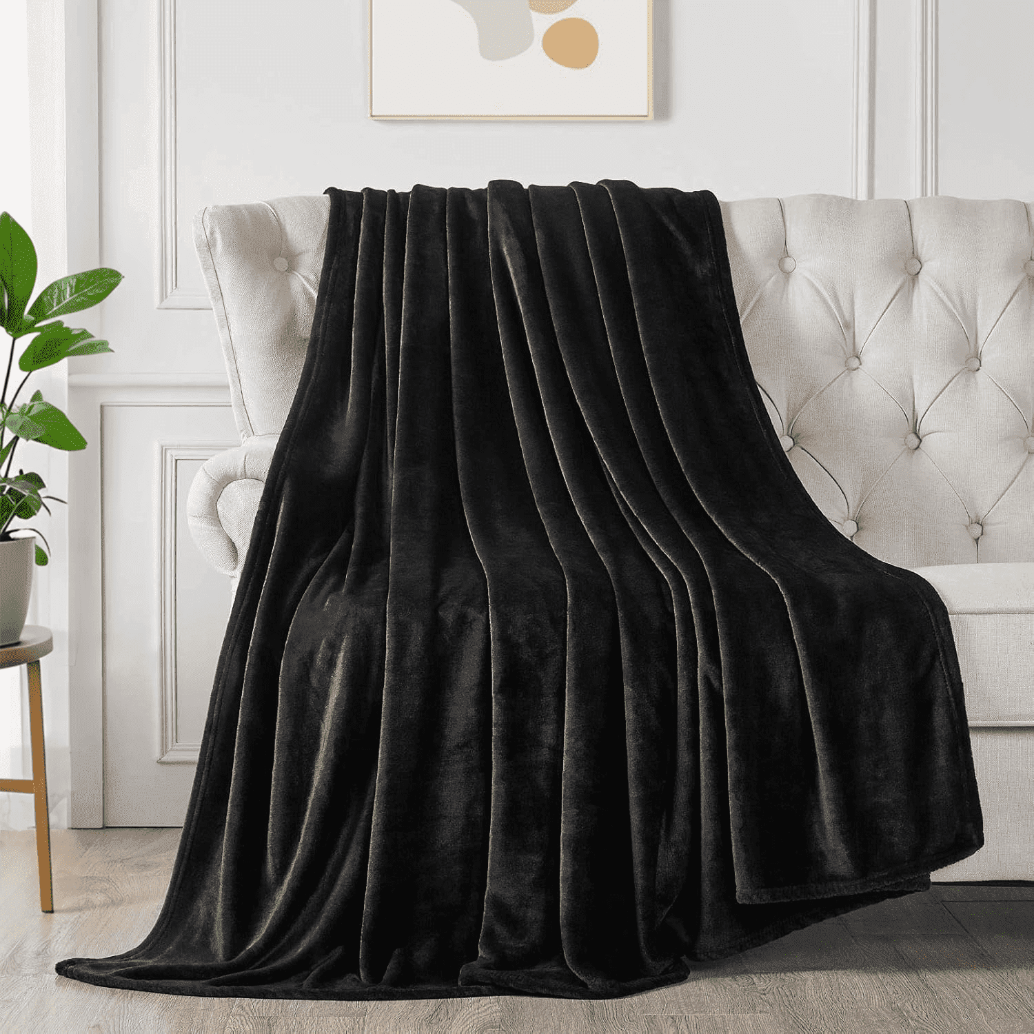 Throw Size Blanket, Luxury Plush Cozy Fuzzy Fleece Blanket, Super Soft Warm Big Lightweight Throw Blanket All Seasons...